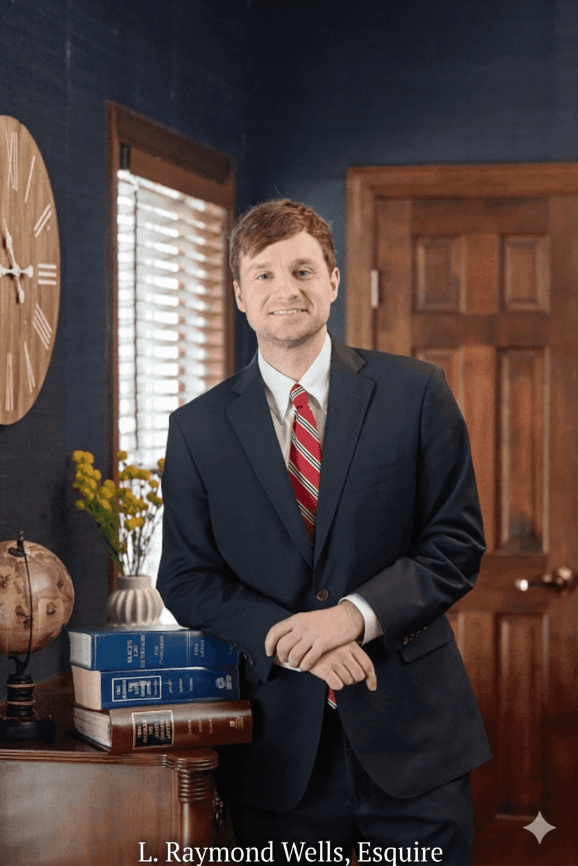 image shows L. Raymond Wells, Esquire, real estate attorney at the Pearce Law Group Myrtle Beach SC